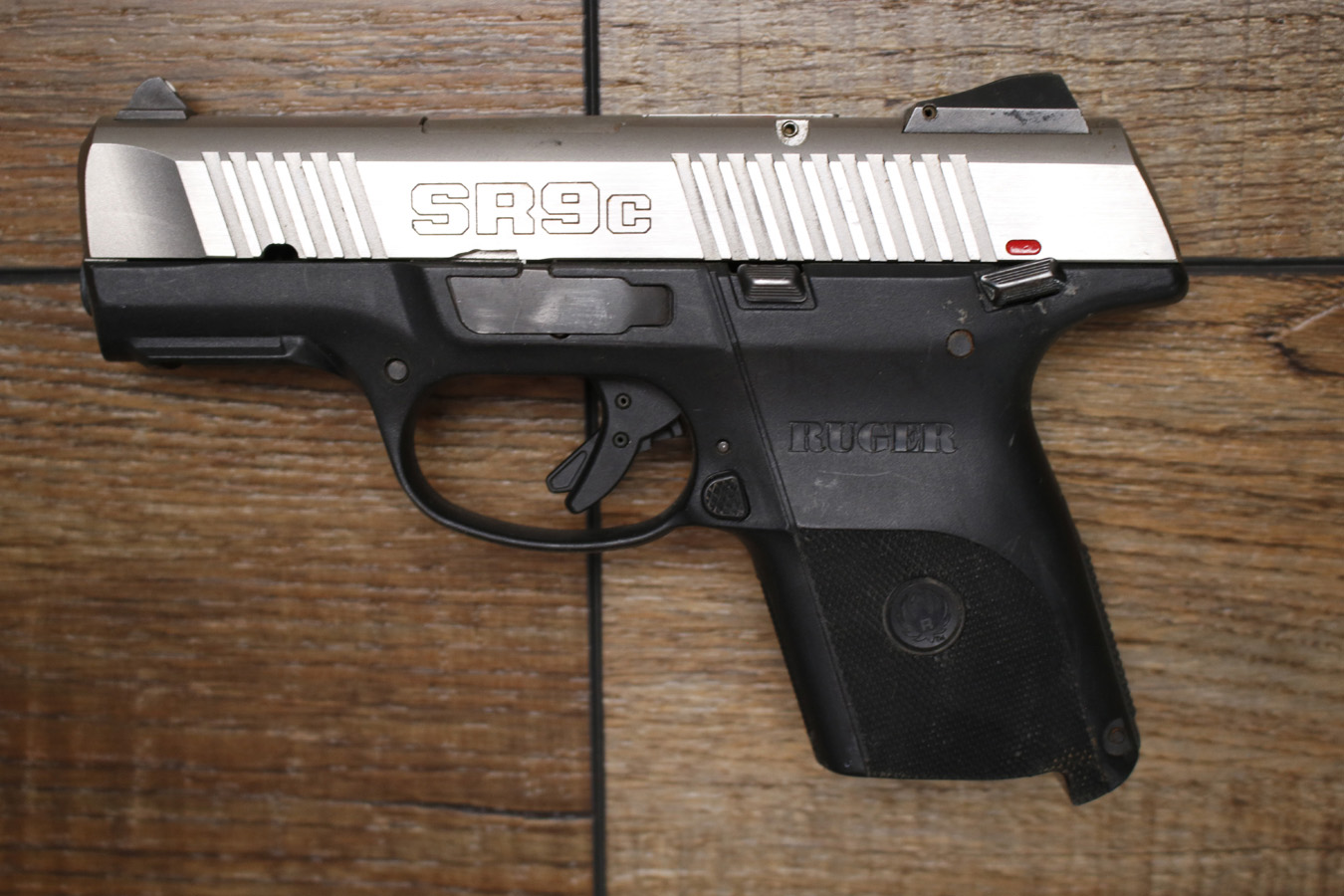 RUGER SR9C 9mm Police Trade-In Pistol (Magazine Not Included)
